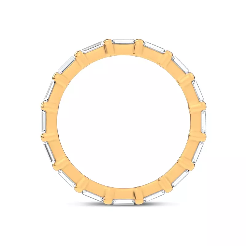 14K Yellow Gold Baguette Lab Diamond Eternity Band (1.00 ct. tw.)