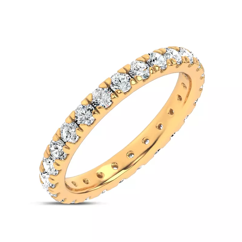 18K Yellow Gold Everyday Pavé Eternity Band (1.0 ct. tw.)