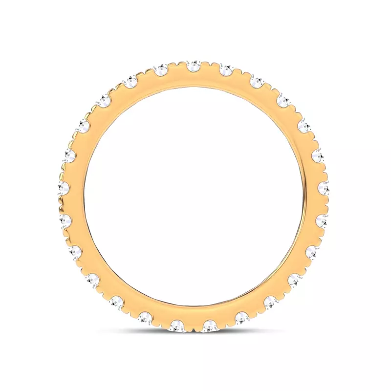 18K Yellow Gold Everyday Pavé Eternity Band (1.0 ct. tw.)