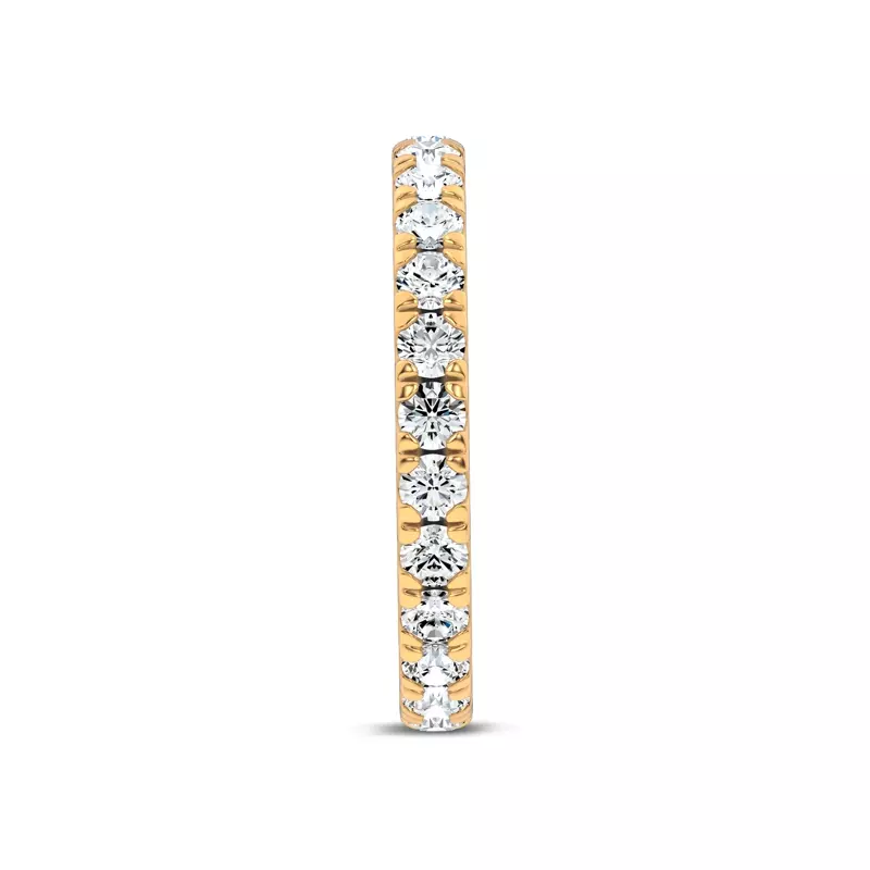 18K Yellow Gold Everyday Pavé Eternity Band (1.0 ct. tw.)
