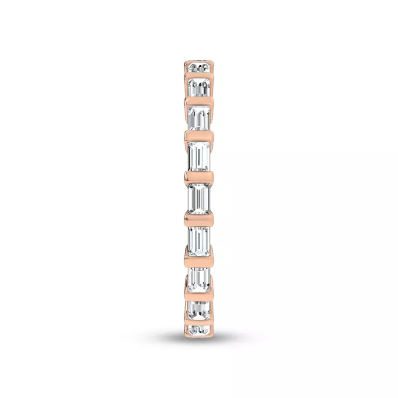 18K Rose Gold Baguette Diamond Eternity Band (.50 ct. tw.)