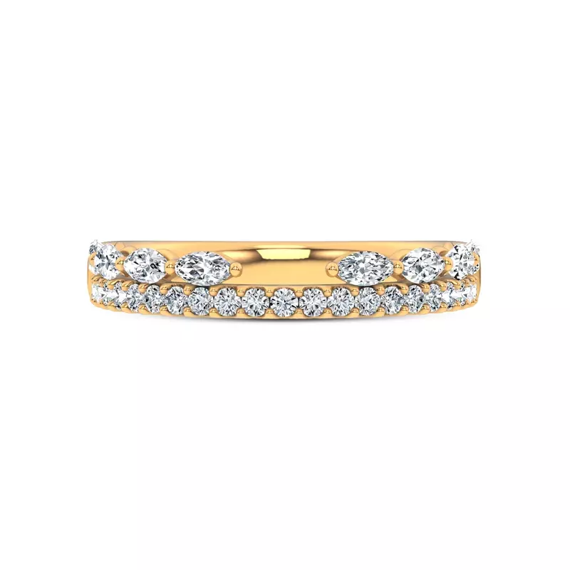 Ouvre Marquise Wrap Pavé Lab Band