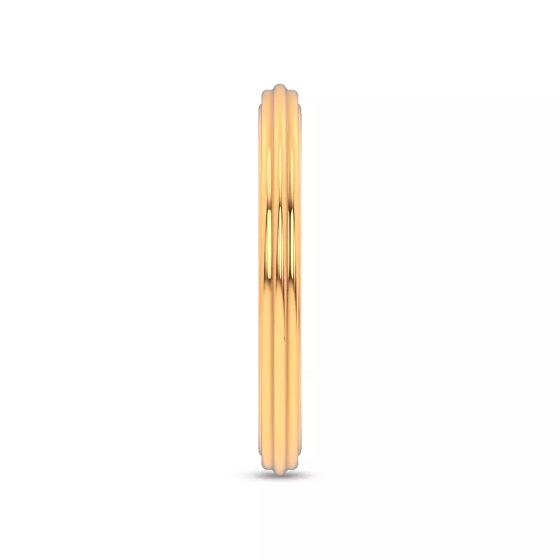 18K Yellow Gold Skyline Band