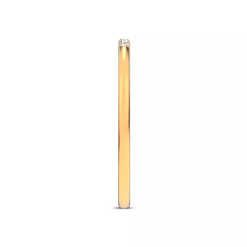 14K Yellow Gold Petite Glow Lab Band