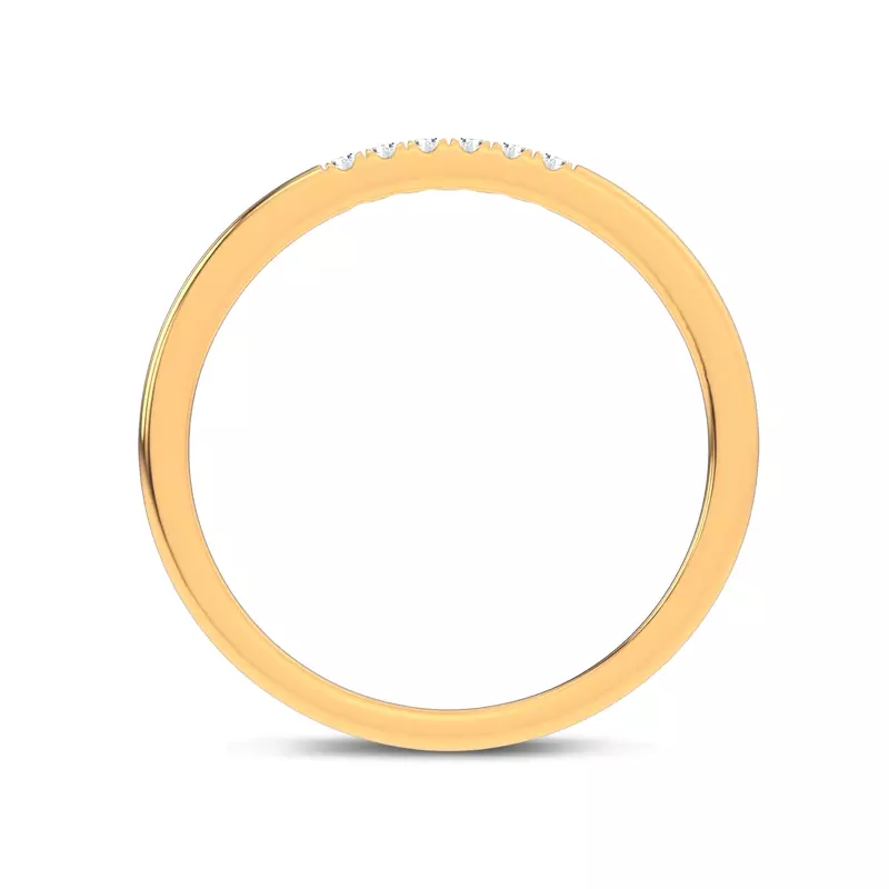 14K Yellow Gold Petite Glow Band