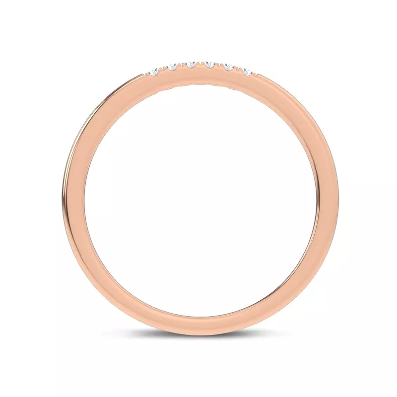 18K Rose Gold Petite Glow Lab Band