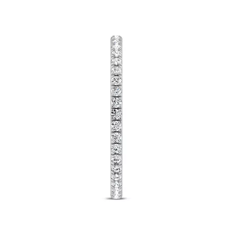 14K White Gold Stackable Pavé Eternity Band (0.33 ct. tw.)