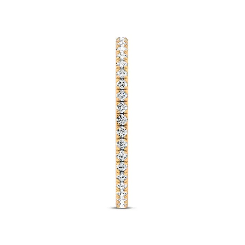 14K Yellow Gold Everyday Pavé Eternity Band (0.33 ct. tw.)