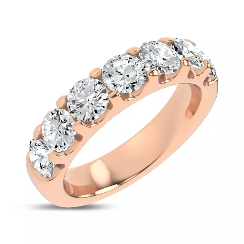 14K Rose Gold Jules Classic Diamond Band (2.00ct. tw.)