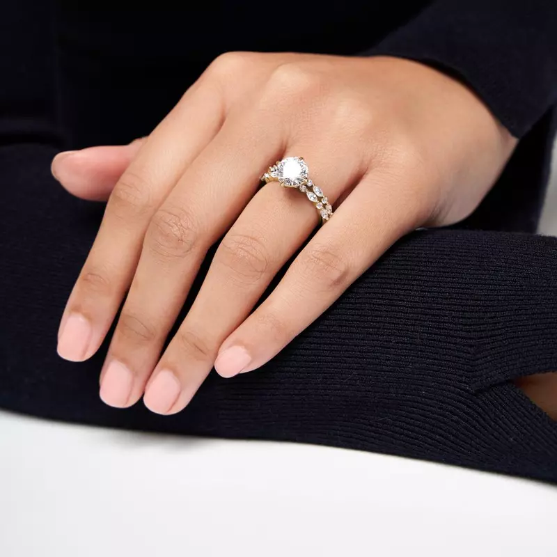 14K Yellow Gold Laila Engagement Ring