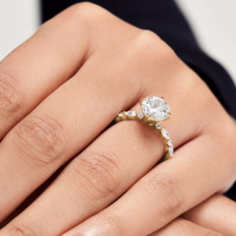 14K Yellow Gold Laila Engagement Ring