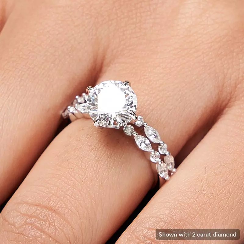 Platinum Laila Engagement Ring