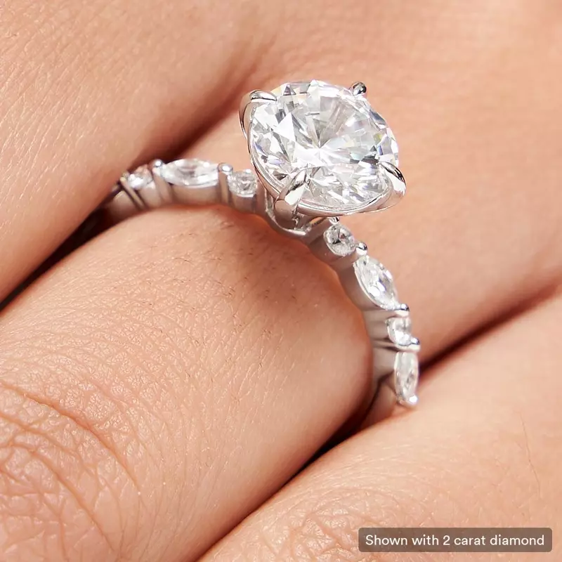 Platinum Laila Engagement Ring
