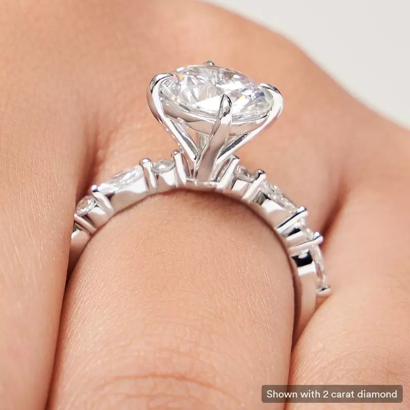 Platinum Laila Engagement Ring