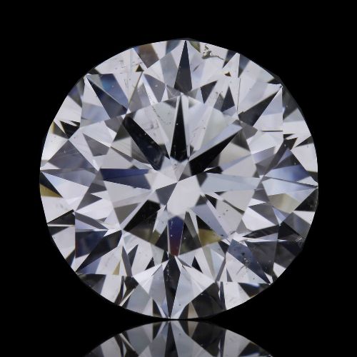 5.23ct I SI2 Rare Carat Ideal Cut Round Diamond