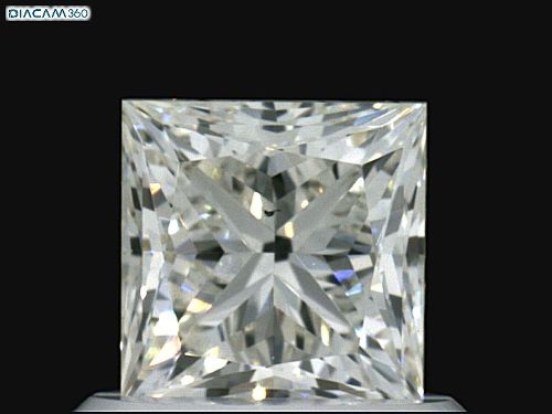 0.90ct K VS2 Rare Carat Ideal Cut Princess Diamond