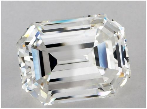 8.07ct G VVS2 Excellent Cut Emerald Diamond