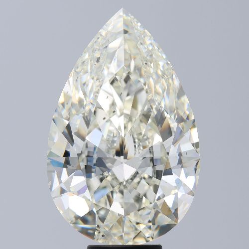 10.15ct K SI1 Rare Carat Ideal Cut Pear Diamond