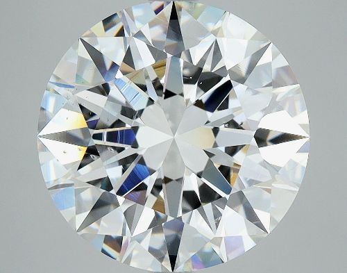 5.03ct H SI2 Rare Carat Ideal Cut Round Diamond