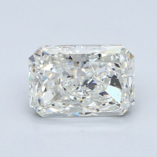 6.02ct I SI1 Rare Carat Ideal Cut Radiant Diamond