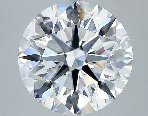 5.43ct D VVS2 Rare Carat Ideal Cut Round Diamond