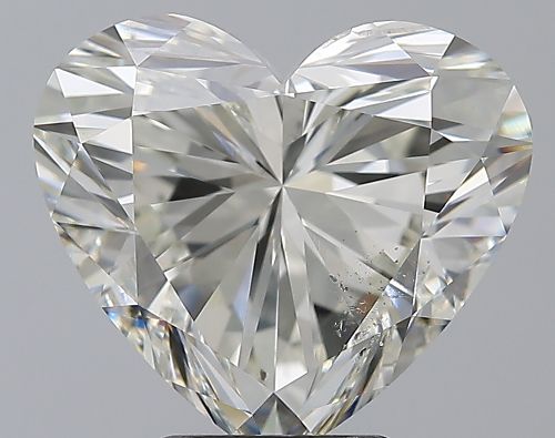 5.02ct K SI2 Rare Carat Ideal Cut Heart Diamond