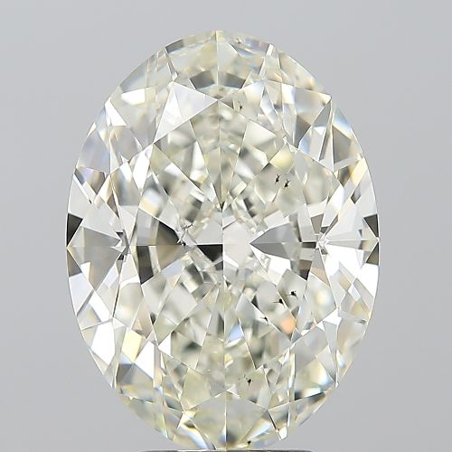 5.03ct K SI2 Rare Carat Ideal Cut Oval Diamond
