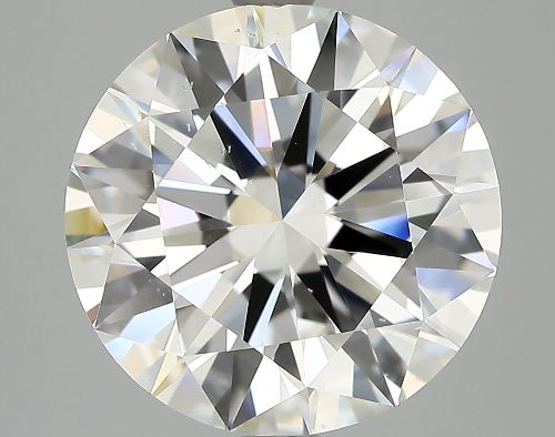 5.02ct J SI1 Rare Carat Ideal Cut Round Diamond