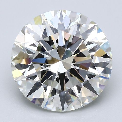 6.77ct K VS2 Rare Carat Ideal Cut Round Diamond