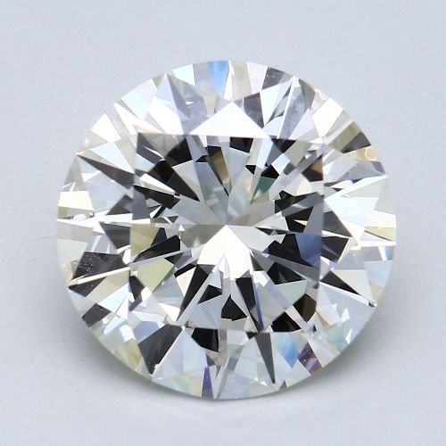 5.85ct J VVS2 Very Good Cut Round Diamond