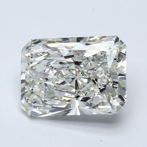 6.10ct I SI1 Rare Carat Ideal Cut Radiant Diamond
