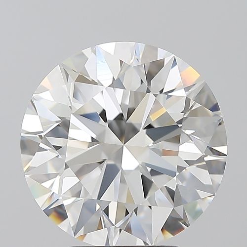 4.01ct F VVS2 Rare Carat Ideal Cut Round Diamond