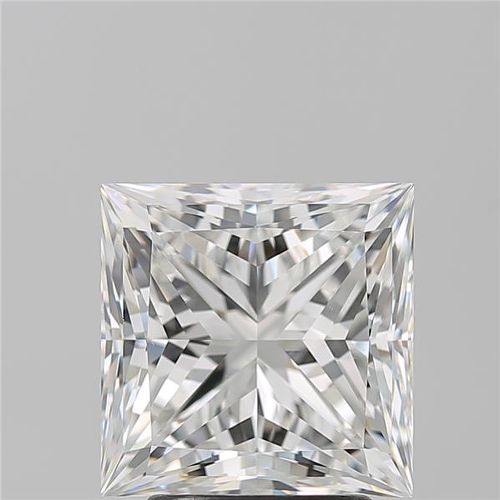 3.41ct G VS2 Rare Carat Ideal Cut Princess Diamond