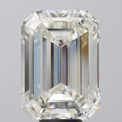 10.01ct J VVS2 Rare Carat Ideal Cut Emerald Diamond