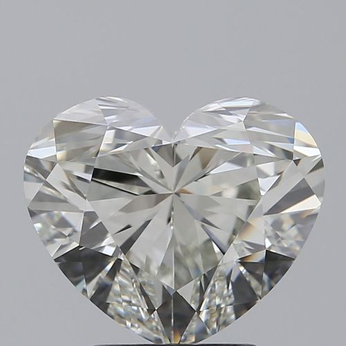 3.01ct J VS2 Rare Carat Ideal Cut Heart Diamond