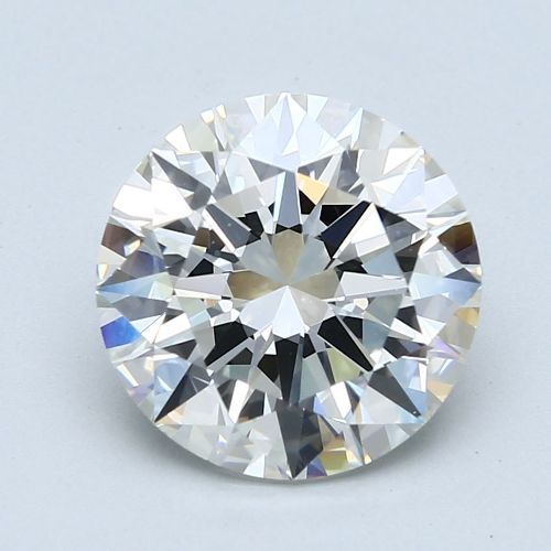 4.01ct G VVS2 Rare Carat Ideal Cut Round Diamond