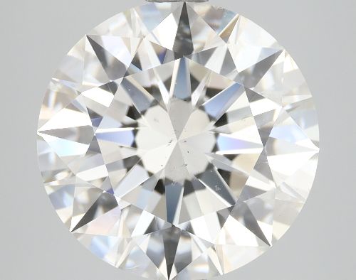 4.05ct I SI2 Rare Carat Ideal Cut Round Diamond