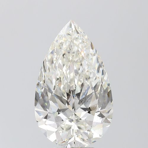 6.03ct J SI1 Rare Carat Ideal Cut Pear Diamond