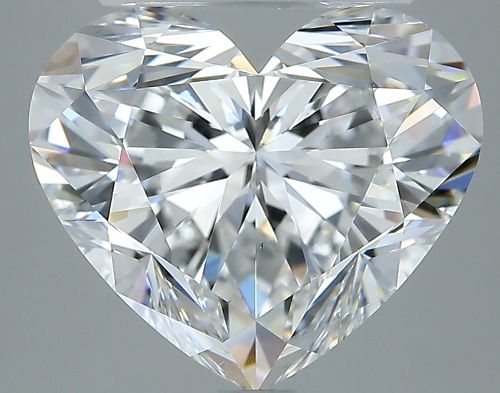4.02ct E VS2 Rare Carat Ideal Cut Heart Diamond