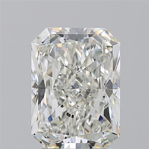 3.01ct J SI2 Rare Carat Ideal Cut Radiant Diamond