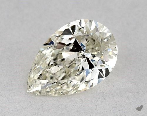 0.90ct K SI2 Rare Carat Ideal Cut Pear Diamond