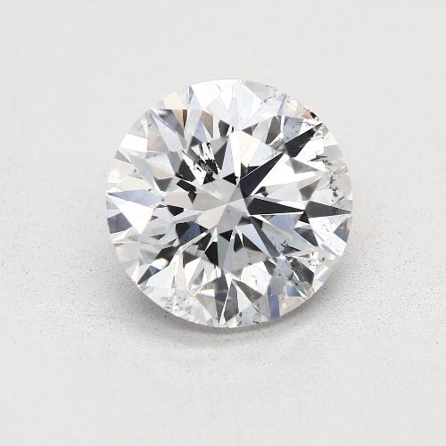 3.31ct F SI2 Rare Carat Ideal Cut Round Diamond