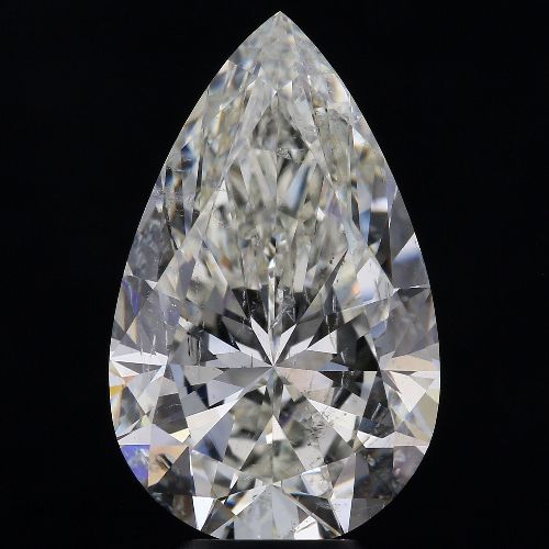 5.50ct J SI2 Rare Carat Ideal Cut Pear Diamond