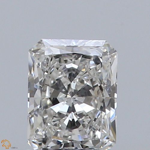 0.43ct H VS2 Rare Carat Ideal Cut Radiant Diamond