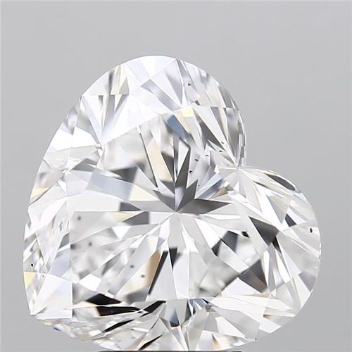 5.01ct E SI1 Rare Carat Ideal Cut Heart Diamond