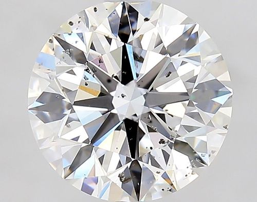 3.02ct E SI2 Rare Carat Ideal Cut Round Diamond