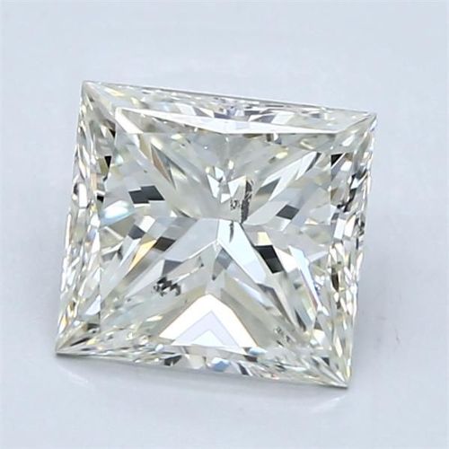 2.01ct K SI1 Very Good Cut Princess Diamond