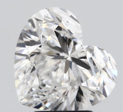 4.01ct E SI1 Rare Carat Ideal Cut Heart Diamond