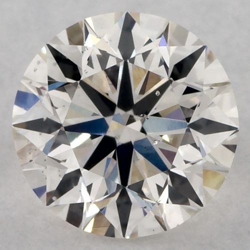 0.70 ct Round Faint Brown natural diamond