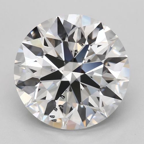 5.02ct D SI2 Rare Carat Ideal Cut Round Lab Grown Diamond